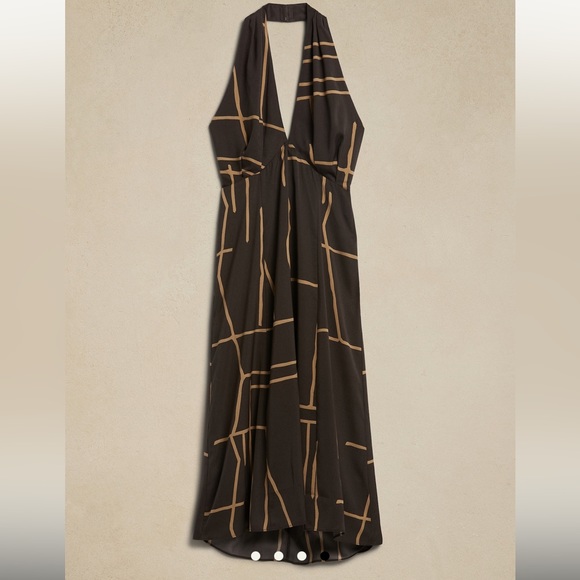 New Banana Republic Midi Dress – Yellow Lotus, Size 2P - Picture 4 of 6